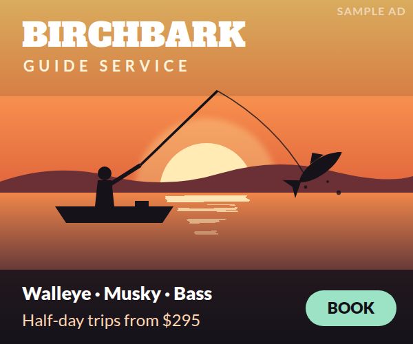Sample ad: Birchbark Guide Service